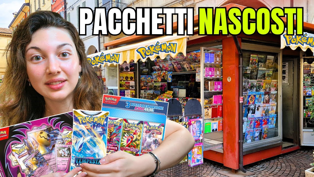 TORNO IN EDICOLA A CERCARE PACCHETTI POKEMON RARI - YouTube