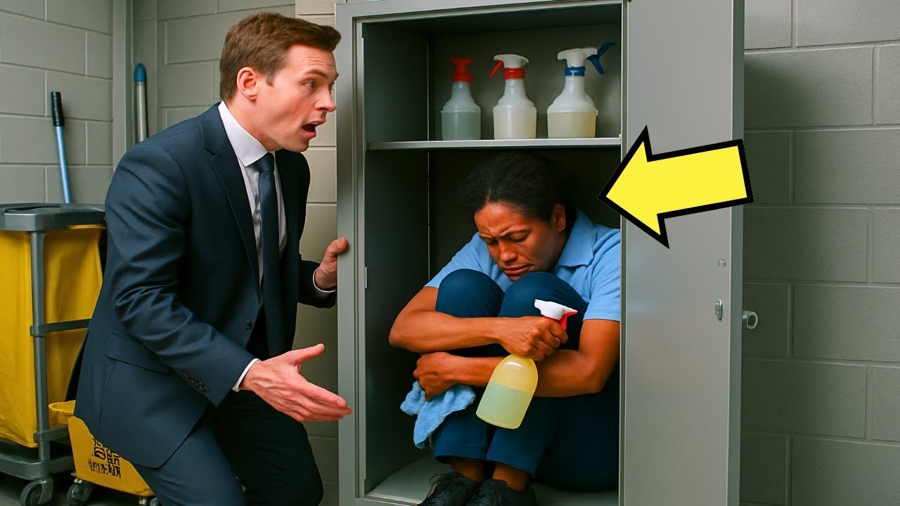 EL CEO ABRIÓ EL ARMARIO… Y VIO A LA CONSERJE LLORANDO… EL MOTIVO LO DESTROZÓ