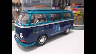 124 Welly 1972 Volkswagen Bus T2....Hyhq Kombi