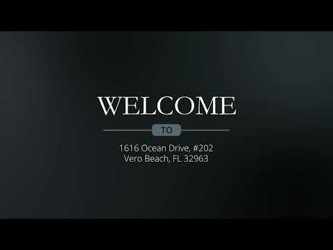 1616 Ocean Drive, Vero Beach, FL home video tour