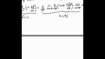 Separation of Variables for Laplace