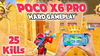 Poco x6 pro🔥hard gameplay 25kills🥵 3.1 update