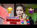 FULL FACE USING ONLY MOM’S MAKEUP CHALLENGE 😱|| Gujju Unicorn