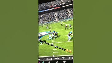 Backup qb go wild🤣🤣 #nfl