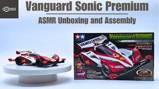 Vanguard Sonic Premium ASMR Unboxing & Assembly - Tamiya Mini4WD