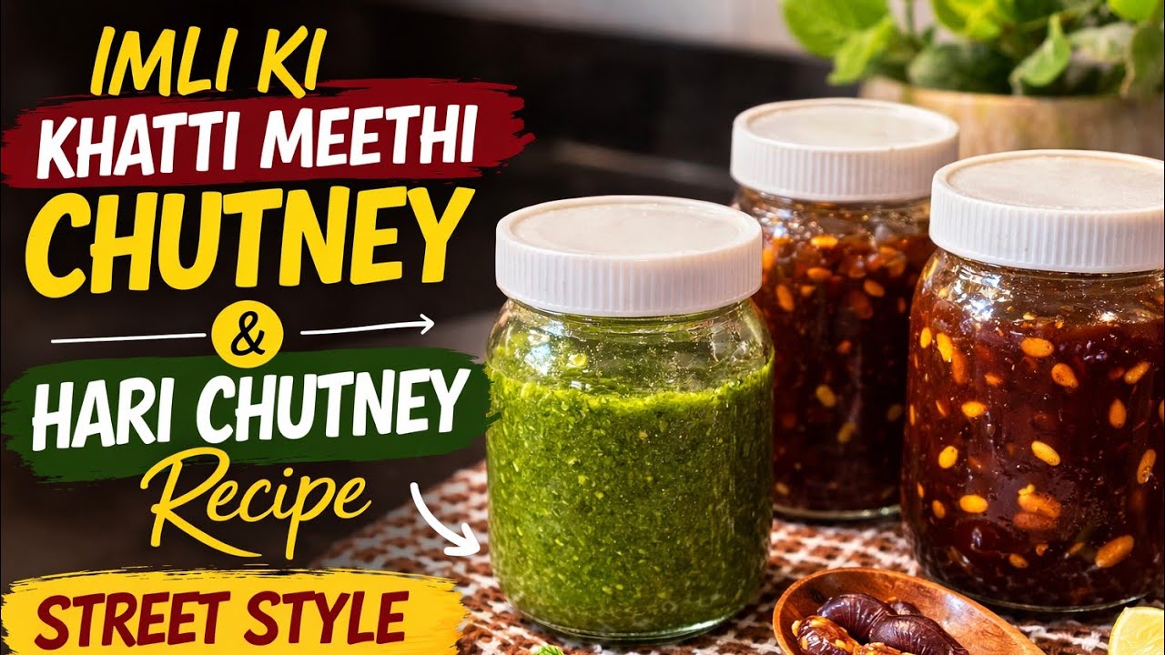 Imli Ki Khatti Meethi Chutney | Hari Chutney Recipe | Street Style Chutney at Home