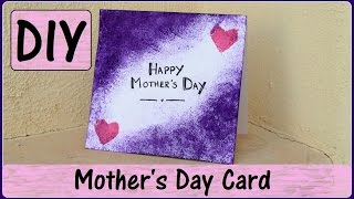 DIY Mothers Day Card | using DIY Sponge Stipplers