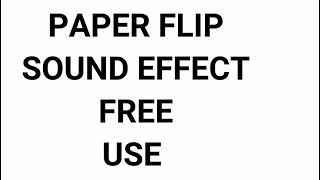 Paper Sound Effect