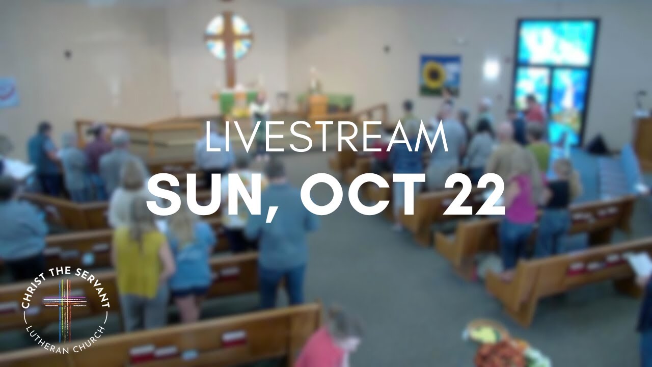 October 22: 21th Sunday after Pentecost - YouTube