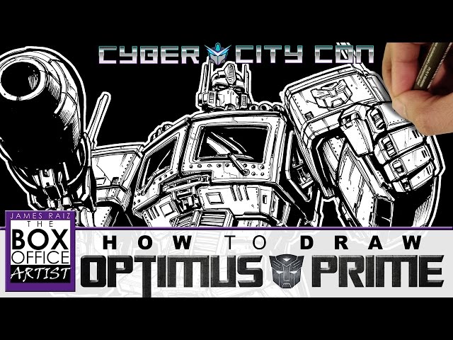 HOW TO DRAW TRANSFORMERS OPTIMUS PRIME - YouTube