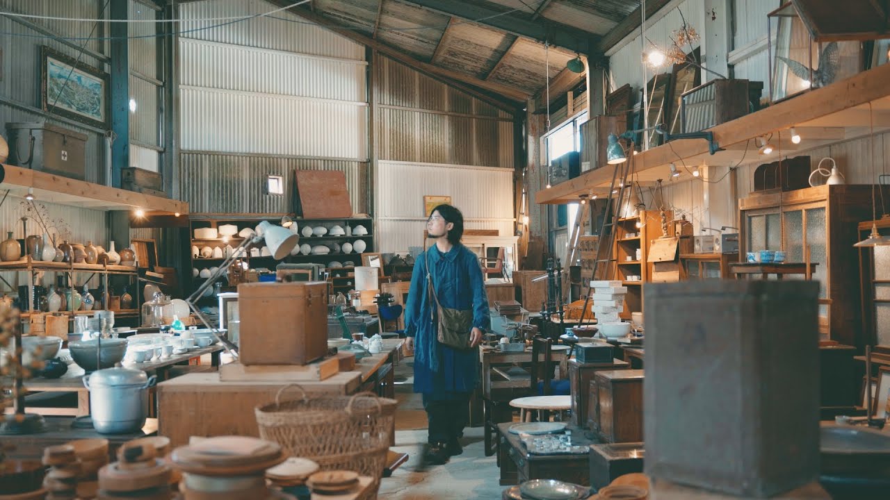 倉庫に佇む古道具のデパート｜Scales department & apartment｜古道具と家族の暮らし ２０話｜祖父との記憶を紡ぐ古道具｜栃木市嘉右衛門町