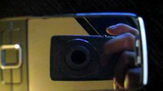 Nokia E66 with a Mirror Screen Protector