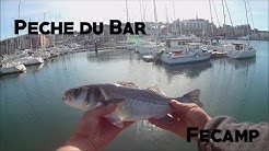 Pêche du bar à Fécamp