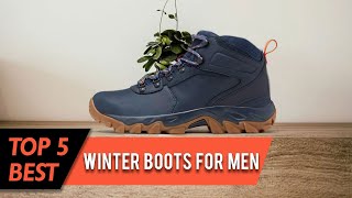 Top 5 Best Winter Boots for Men | Waterproof, Breathable With HighTraction Grip | Review 2023