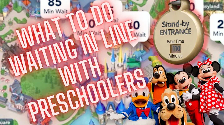 What to do in line at Disney with toddlers and preschoolers