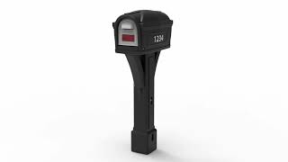360 View | Classic Mailbox: Black | American Home by Simplay3