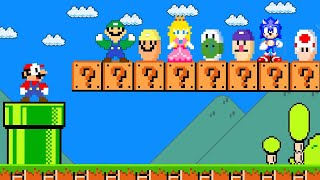 Super Mario Bros. but there are MORE Custom Characters! | MARIO HP 1