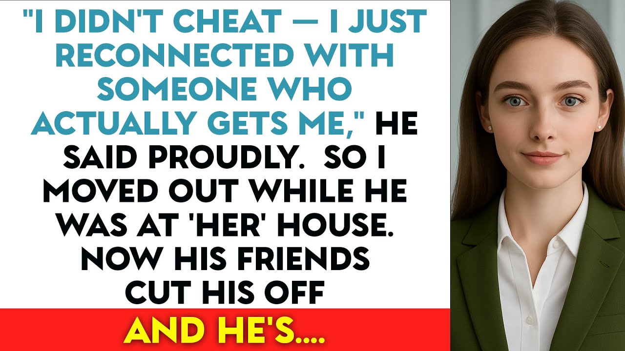 "I Didn't Cheat — I Just Reconnected With Someone Who Actually Gets Me," He Said Proudly. So I...
