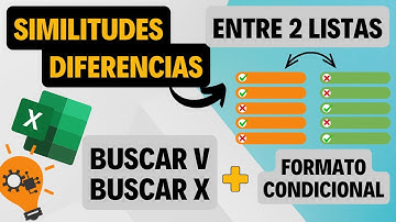 🔍 Cómo COMPARAR 2 LISTAS en Excel con BuscarV o BuscarX y Formato Condicional 📊