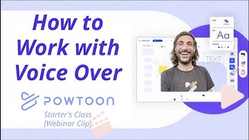 How to work with voice over in your video [Starter