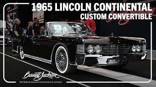 SOLD! 1965 Lincoln Continental Custom Convertible - BARRETT-JACKSON 2024 PALM BEACH Resimi