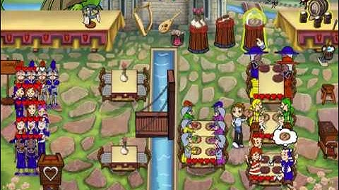 Diner Dash: Flo Through Time - All Knight Diner Level 10