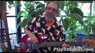 BLACK FLAG bass lessons at PlayThisRiff.com
