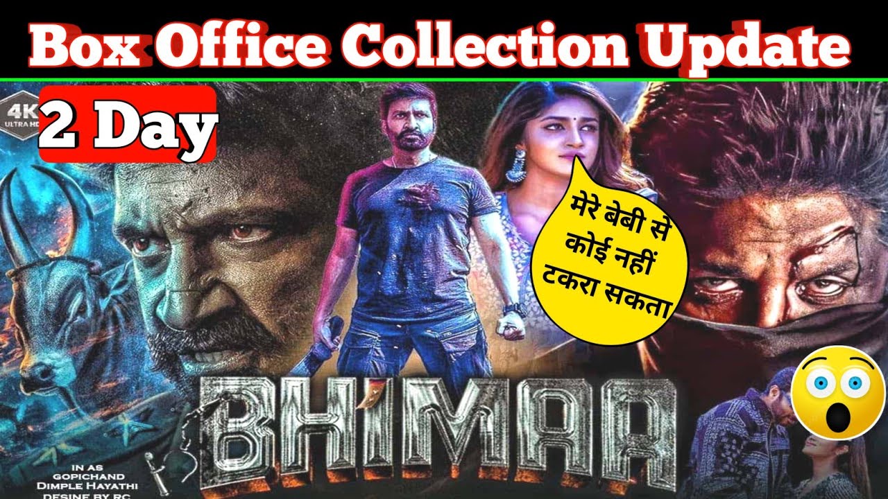 Bhimaa 2nd Day BOX Office Collection Update // World Wide Collection Update // Gopichand Movie