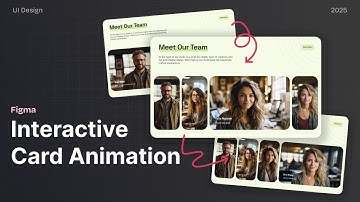 Interactive Card Animation in  Figma - For Beginners