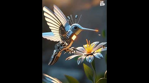 a robotic humming bird