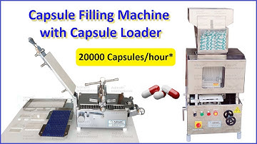 Capsule Filling Machine with Capsule Loader