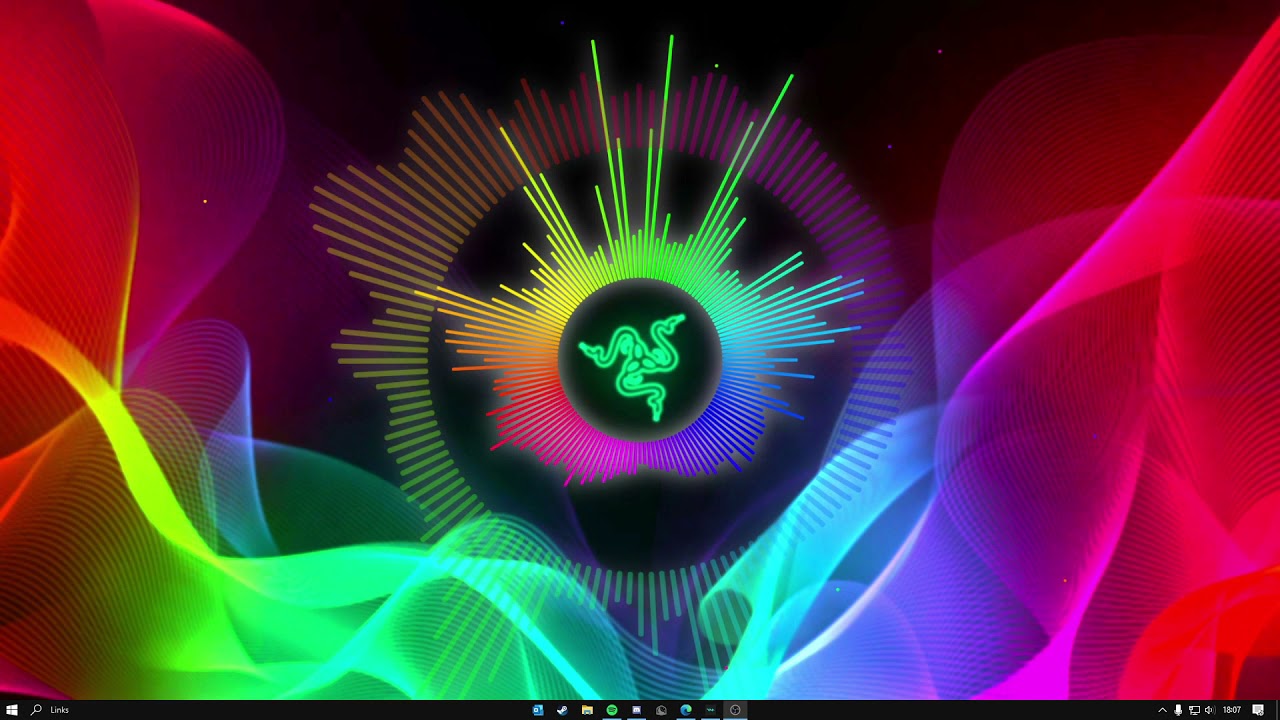 Wallpaper Engine Razer audio visualiser YouTube