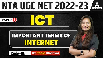 UGC NET 2023 | ICT | Important Terms of Internet | UGC NET ICT Paper 1