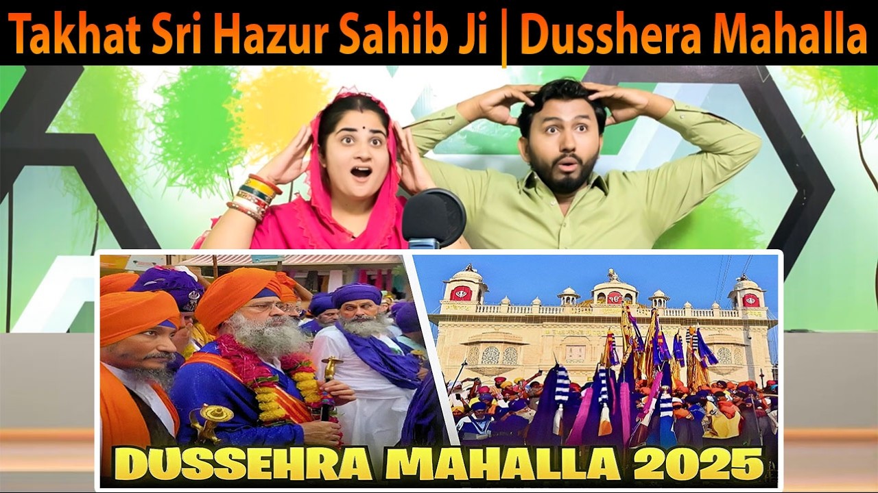 Dusshera Mahalla 2025 | Takhat Sri Hazur Sahib Ji | Horse Stable Nanded | Pak Punjabi Hindu Reaction
