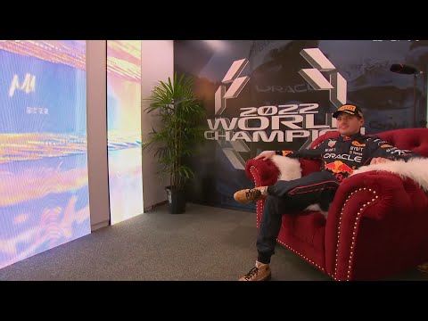 Max FINDS OUT he is the WORLD CHAMPION - Japanese GP 2022 Cooldown Room