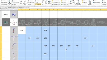 Multi R-group SAR in JChem for Excel