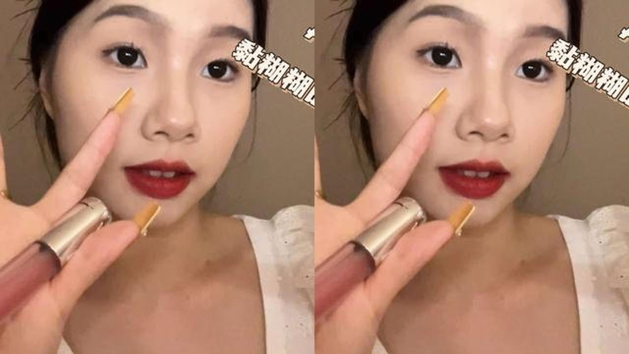 Super hot sticky lip gloss sounds lull you to sleep quickly #ASMR sleep aid #Quick sleep