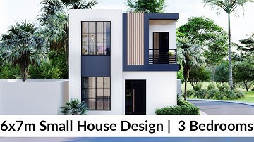 6x7 2 Storey House Design