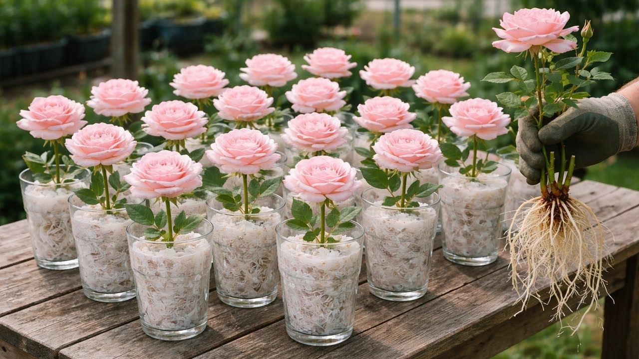 Мало кто знает, что розы можно размножать таким способом!