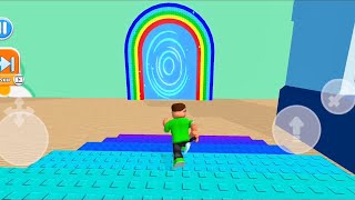 Roblox Rainbow Portal Escape Obby 🌈🚪 Speed Run To Secret World ⚡