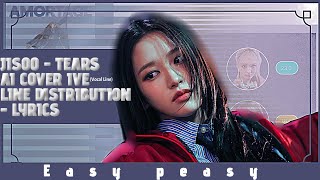 [AI COVER] How Would IVE (Vocal Line) Sing 'TEARS' By JISOO - BLACKPINK?!!