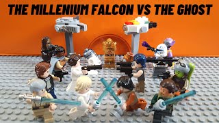 Lego The Millennium Falcon Vs The Ghost [Lego Star Wars]
