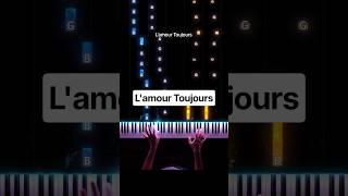 Lamour Toujours tutorial #gigidagostino #pianocover #pianotutorial