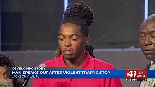 Florida man speaks out after violent traffic stop caught on camera
