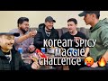 Korean spicy maggie challenge spiciest maggie ever leo playland waqarz