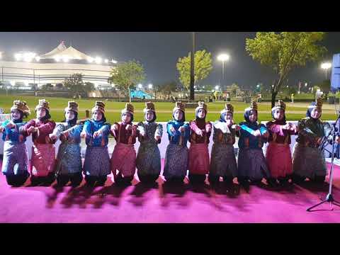 Saman Dance ( Indonesian Dance ) at FIFA Arab Cup Qatar December 2021