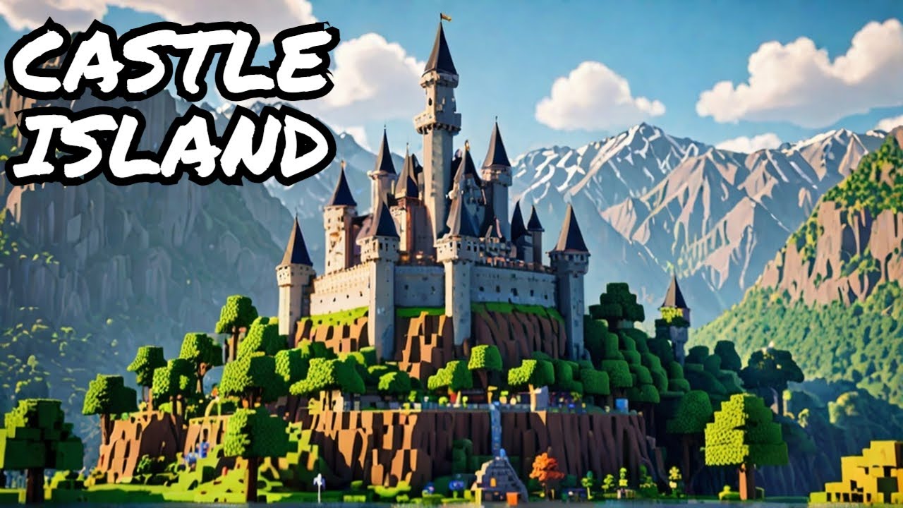I Built an EPIC Castle Island in my Minecraft world! - YouTube