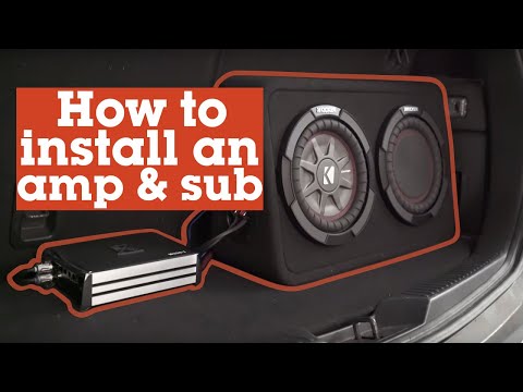 Video: How To Connect An Amplifier For A Subwoofer