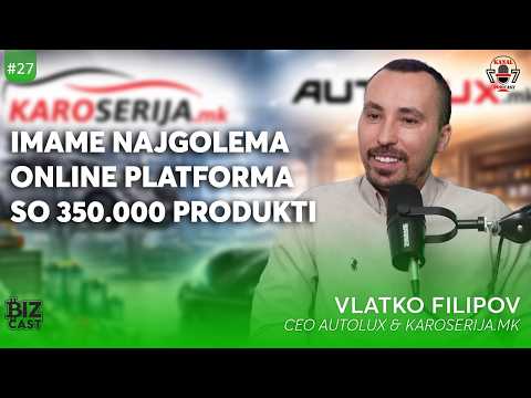 Napraviv biznis so 350 iljadi produkti, go prodadov i povtorno otkupiv | Vlatko Filipov | Bizcast 27