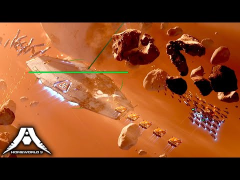 Видео: Карабкаемся в астероидном поле / #5 / Homeworld 3 / Прохождение (Высокая сложность)